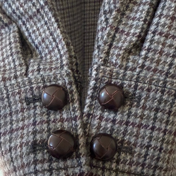 VERONICA BEARD Pyle Dickey Wool Double Breasted Blazer in Sage Multi Sz 0 - Picture 9 of 12